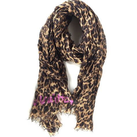 louis vuitton large animal print scarf|louis vuitton scarf for women.